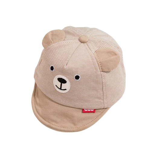 baby bear brown baseball cap